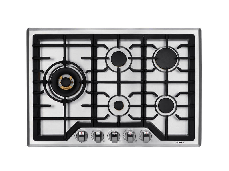 ROBAM  G Model 30-in 5 Burners Stainless Steel Gas Cooktop