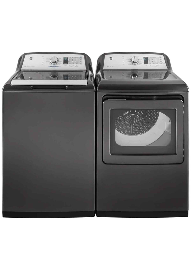 GE 5.0 cu. ft. Washer and 7.4 cu. ft. Gas Dryer Set