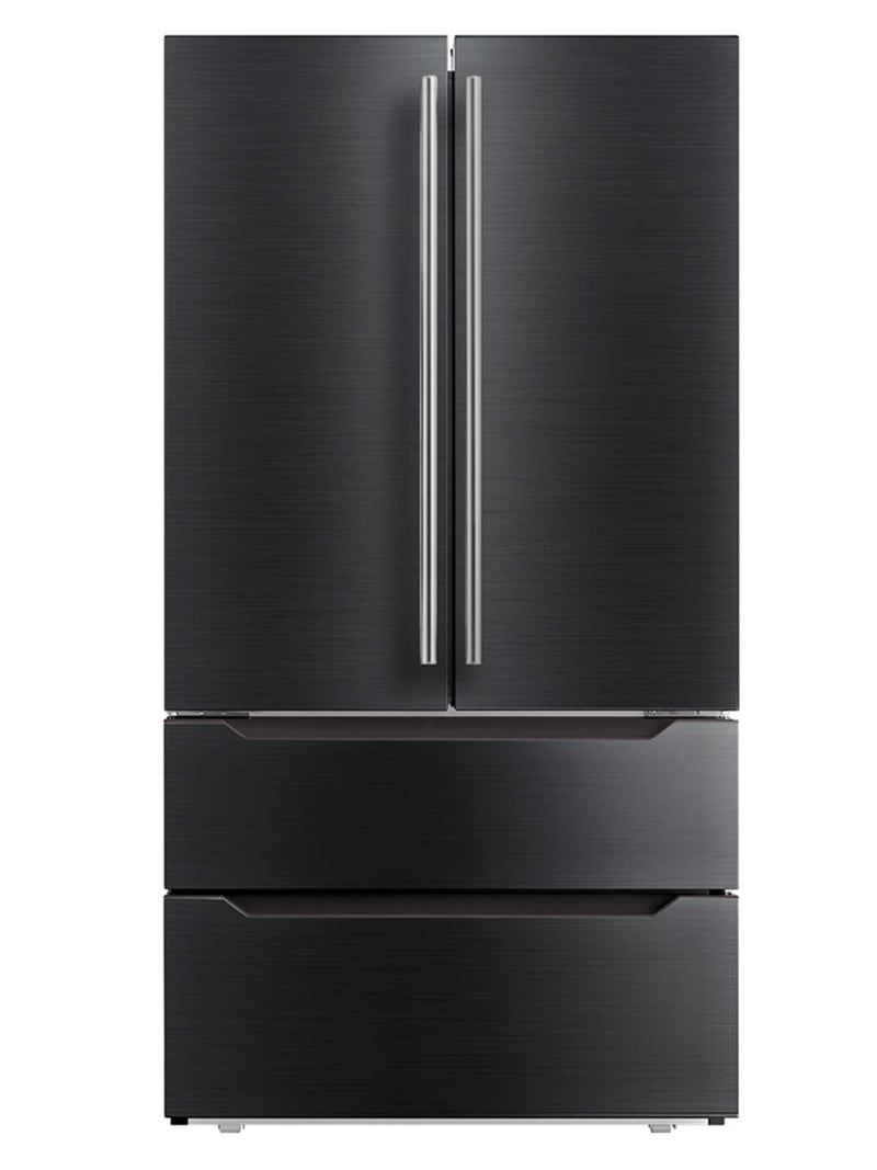 Midea 22.5 Cu. Ft. French Door Refrigerator - Black